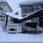 カーポート雪